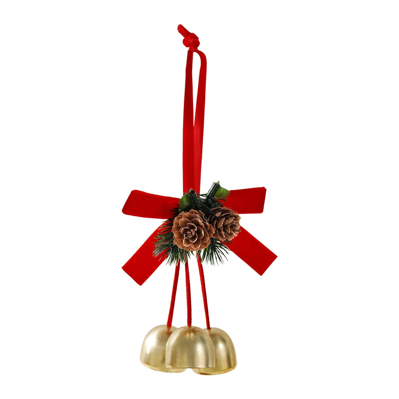 Christmas Decorations Indoor Velvet Bow Pine Window Curtain Accent