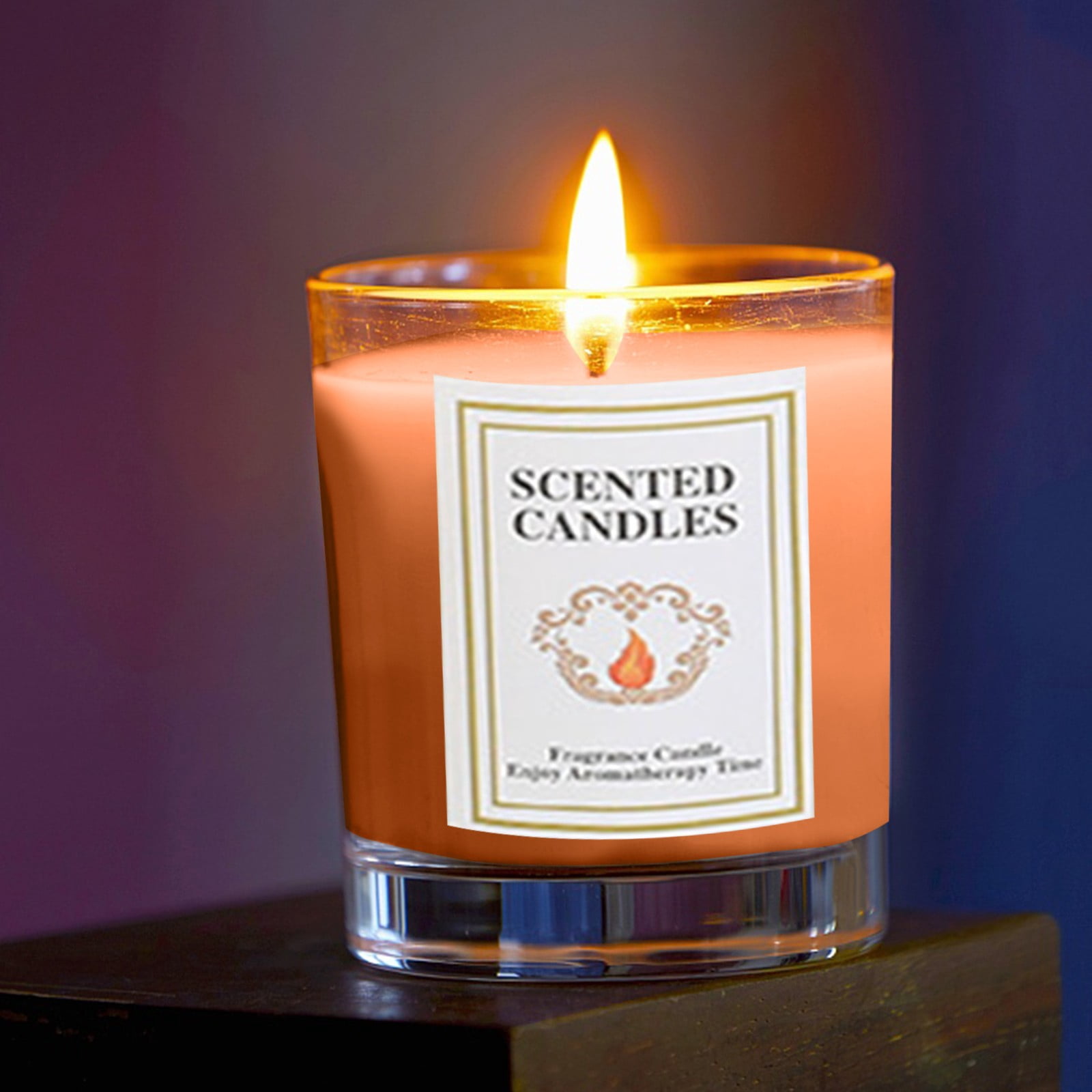 Candle Sicilian Lemon Scented Classic Large Jar Single Wick Candle Burns Over 110 Hours