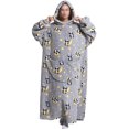 thumbnail image 1 of LUXUR Chemises de Nuit à Capuche pour Femmes, Robe de Nuit, Robe de Sommeil, Imprimé Panda, 1 of 2
