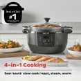thumbnail image 3 of Instant Pot Superior Cooker 7.5QT Slow Cooker and Multicooker, 4-in-1 Functions, Sears/Saut&Atilde;&copy;, Slow Cooks/Roast, Steams and Warms, From The Makers of Instant Pot, 3 of 7