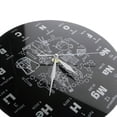 thumbnail image 4 of Math and Wall Clock 12 Inch Non Ticking Math and Decorative Wall Clocks for Living Room Laundry Room, 4 of 8