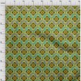 thumbnail image 4 of oneOone Rayon Lime Fabric African Craft Projects Decor Fabric Printed by The Yard 56 Inch Wide, 4 of 4