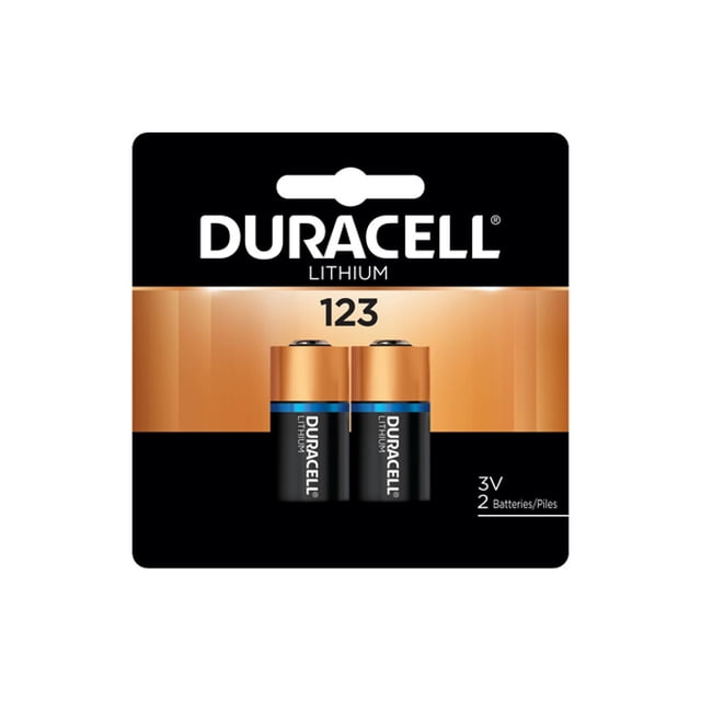 8 x Duracell DL123A Piles au Lithium 3 Volts (4 Cartes de 2)