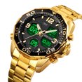 thumbnail image 1 of XZNGL Digital Watch Mens Multi-Time Chronograph Digital Analog Stainless Steel Sports Wrist Watch, 1 of 6