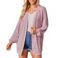 thumbnail image 1 of Manteau Pull pour Femmes, Cardigan Pull Femme Cardigan Pull Femme Ouvert devant Pull Caractéristiques de Pointe, 1 of 5