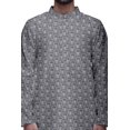 thumbnail image 4 of Atasi Ensemble Kurta-Pyjama Long en Coton pour Hommes, Kurta-Pyjama Décontracté de Designer, Vêtements, 4 of 5