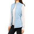 thumbnail image 2 of INSPIRE CHIC Gilet Léger Matelassé à Col Montant pour Femme avec Fermeture Éclair, 2 of 6