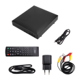 thumbnail image 2 of High-Definition Mini DVD Player Digital Multimedia Player Home CD Player VCD DVD Player EU PLUG,1x HD cable 1x AV cable 1x remote control 1x power adapter 1x player,Black, 2 of 8
