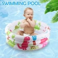 thumbnail image 1 of Leutsin Cartoon Dinosaur Circle Home Children Baby Thickening Floating Swimming Pool, 1 of 7