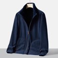 thumbnail image 1 of Men‘s Dual-Sided Full-Zip Polar Fleece Jacket with Sherpa Lining, 1 of 7