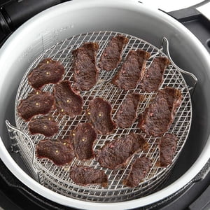 Stainless Steel Dehydrator Rack 5-layer Air Fryer Stand Air Fryer Pressure Cooker Accessories Replacement for Ninja Foodi