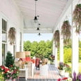thumbnail image 4 of Pink Simulated Rose Artificial Flower Conditioning Duct Blocking Living Room Ceiling Decoration Pink #48LhX, 4 of 5