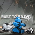 thumbnail image 3 of Sharper Image Mecha Rivals RC Ejecting Battle Robots Blue and White, 3 of 5