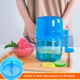 thumbnail image 2 of Zootealy Rasoir à Glace à Manivelle, Machine à Cônes de Neige avec Lames en Acier Inoxydable, Capacité de 1,1 L, 2 of 8