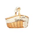 thumbnail image 1 of Panier de Rangement en Dentelle Grande Capacité Fait Main avec Poignée et Couvercle pour Camping, 1 of 10