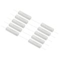 thumbnail image 1 of Unique Bargains 10 Pcs Résistances 30 Ohms, Résistance Ciment Céramique 10W Kit de Résistance Ciment de Puissance Tolérance 5 % pour Adaptateurs d'Alimentation Audio, 1 of 4