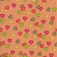 thumbnail image 1 of Ahgly Company Tapis de Zone Carré Lavable en Machine Orange Rouge Orange, 6 Pieds Carré, 1 of 7