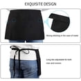 thumbnail image 4 of Bovemsi Apron Sleeve Adult Waterproof 3 Pockets Waterdrop Resistant Waitress Waist Apron Chef Apron, 4 of 6