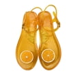 thumbnail image 3 of Kcodviy Fabricant de Chaussures pour Femmes Sandales Transparentes Compensées pour Femmes Chaussures Jelly Femmes Sandales Plates Pieds Nus pour Femmes Pantoufles Pantoufles d'Été Sandales Plateforme de Plage Femmes Jelly, 3 of 4