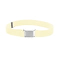 thumbnail image 3 of 1 Ensemble Ceinture Élastique Simple pour Enfants Garçons Boucle Ajustable Taille Extensible Réutilisable Lavable Jeans Accessoires de Vêtements Jaune Pâle, 3 of 8
