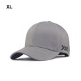 thumbnail image 1 of facefd Réglable Femmes Hommes Baseball Chapeau Randonnée Camping Adultes Coton Casquette Casual Style Couvre-Chef Accessoires Tête Gris XL, 1 of 9