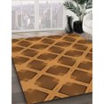 thumbnail image 3 of Ahgly Tapis Rectangulaire Lavable en Machine Intérieur Transitionnel Brun Selle, 7 Pieds x 9 Pieds, 3 of 7