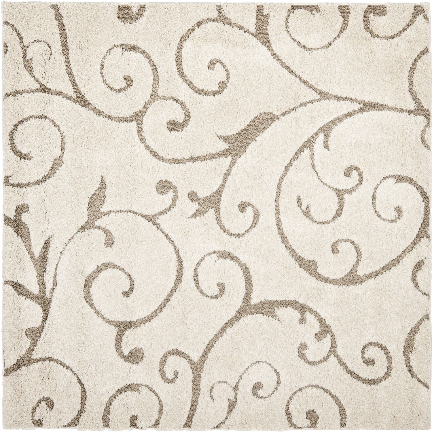 SAFAVIEH Florida Douglas Floral Vines Shag Area Rug
