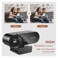 thumbnail image 3 of Webcam 4K 1080P Mini Camera 2K Full HD Webcam With Microphone 15-30fps USB Web Cam For PC Laptop Video Shooting Camera ,Easy to Install, 3 of 7