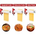 thumbnail image 3 of Accessoire pour Machine à Pâtes pour Mélangeurs sur Socle KitchenAid - Ensemble 3 en 1 d'Accessoires pour Pâtes Incluant Rouleau à Pâtes, Coupe-Spaghetti et Fettuccine, Accessoires d'Attache pour Machine à Pâtes pour KitchenAid, 3 of 5