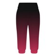 thumbnail image 4 of Yuyuzo Womens Capri Pants High Waisted Drawstring Sweatpants Running Gym Cropped Trousers with Pockets, 4 of 6
