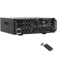 thumbnail image 1 of MotorGenic Bluetooth 5.0 HiFi Sunbuck 2000W Stereo Power Amplifier Karaoke FM USB SD AUX, 1 of 8