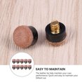 thumbnail image 4 of Shisuyan 30 Pcs Embouts de Queue 10mm Embouts de Billard Embouts de Rechange Embouts Vissés Accessoires, 4 of 7