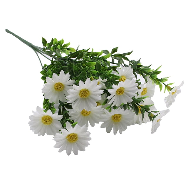 Artificial Flower White 1Pc White Plastic (1X Artificial Flower)
