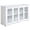 White, variant on HOMCOM Kitchen Sideboard Stackable Storage Cabinet with Sliding Glass Door