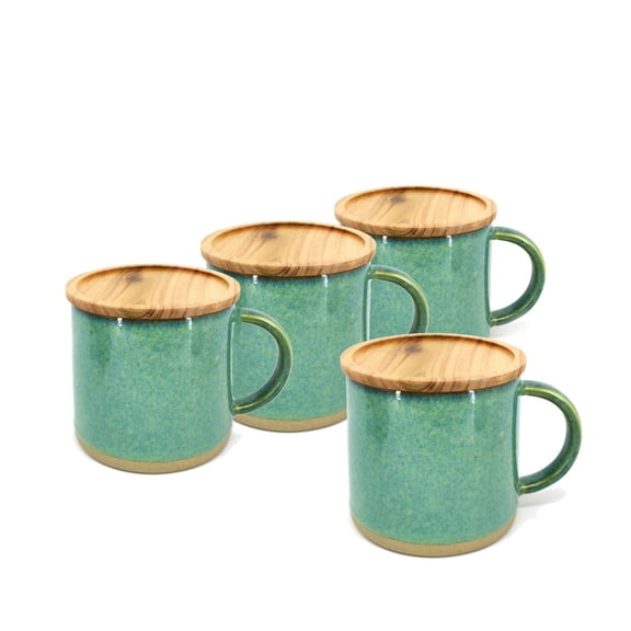 BIA S/4 Reactive Mugs with Lid, Green