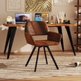 thumbnail image 4 of Homy Casa Computer Desk with Live Edge Perfect for Home Office PC Workspace, Natural, 4 of 10