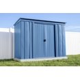 thumbnail image 1 of Arrow Classic Steel Storage Shed, 8x4, Blue Grey, 1 of 8