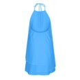 thumbnail image 5 of SMihono Robes Bohèmes d'Été pour Femmes Grande Taille Aguichant Mode Sans Manches Uni Col Rond Ample Robe Irrégulière pour Dames, 5 of 5