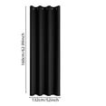 thumbnail image 2 of Stylish Top Design Curtains For Complete Light Blocking And Thermal Insulated Room Darkening Drapes With Easy Window Installation, 2 of 4