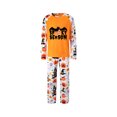 thumbnail image 1 of SUNSIOM Family Matching Halloween Pajamas, Baby Rompers/Bat Pumpkin Letter Print Sleepwear Set, 1 of 5