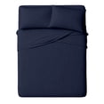 thumbnail image 1 of Mainstays Kids 220TC Cotton Dark Star Double, 4 Piece Sheet Set, 1 of 8