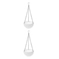 thumbnail image 3 of Maytalsory 2piece Practical And Versatile Hanging Flower Pots For Indoor And Outdoor Spaces white 2Set, 3 of 6