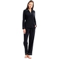 thumbnail image 1 of Ensemble de Pyjama pour Femmes 100 % Coton Pyjamas à Manches Longues Vêtements de Nuit et de Détente pour Femmes P-TG, 1 of 6
