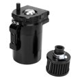 thumbnail image 3 of Oil Reservoir Tank, Professional Compact Sturdy Oil Catch Cans Rustproof Aluminium Alloy Efficient With Breather Filter For Car Black, 3 of 8
