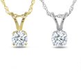 thumbnail image 1 of 1.00Ct IGI Natural Diamond Solitaire Pendant 14K White Gold, 1 of 2