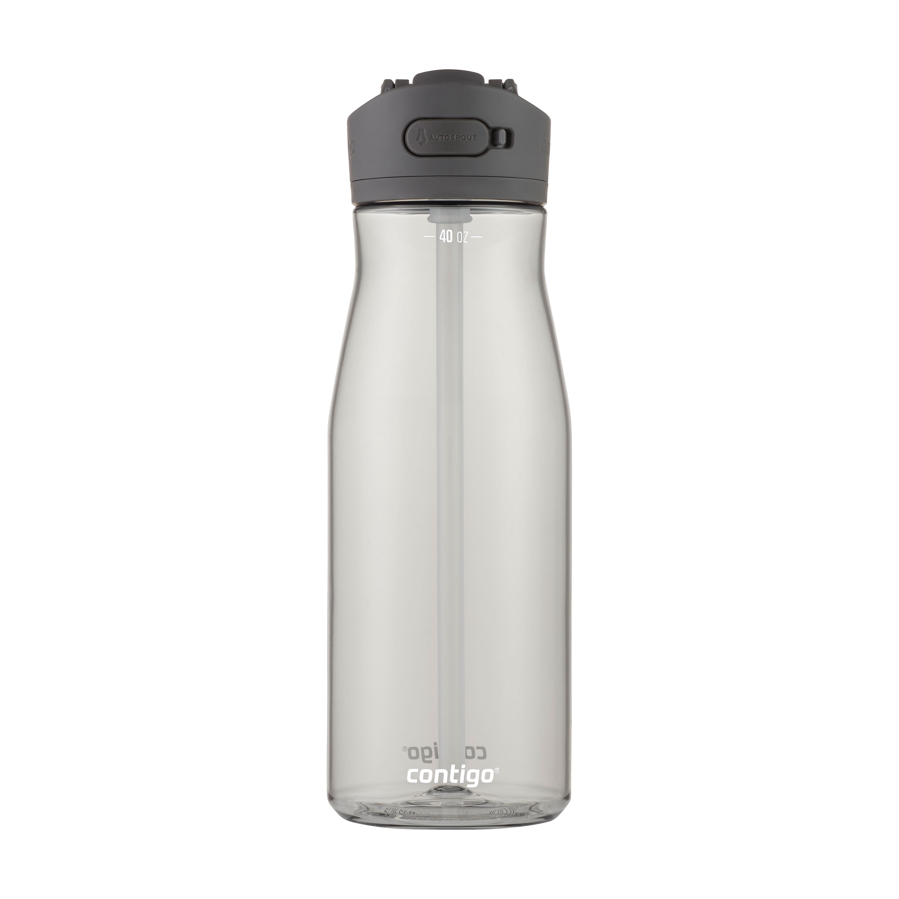 Contigo Ashland 2.0 Leak-Proof Water Bottle with Straw and Carry Handle, BPA-Free, Dishwasher Safe, Sake