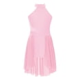 thumbnail image 3 of Jhaoyu Robe Justaucorps de Ballet pour Filles Enfants avec Strass Robe de Patinage Artistique sur Glace Tenue de Danse Lyrique Contemporaine Rose 16, 3 of 7