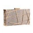 thumbnail image 1 of Sac de Soirée pour Femmes Mode Paillettes Fête Mariage Souper Pochettes (Noir), 1 of 8