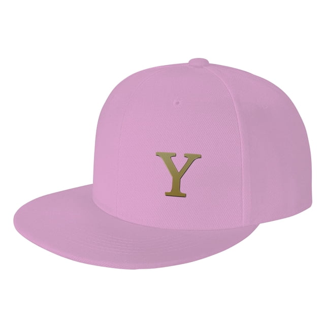 ZICANCN Alphabet Y Pattern Baseball Caps, Trucker Hats for Men And Women, Adjustable Breathable Flat Caps, Pink