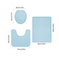 thumbnail image 3 of Chmadoxn Bathroom Rugs, Rugs for Living Room, Area Rug, Bath Mat Bathroom Toilet Cover Bathroom Mats Absorbent Printed Floor Mats Bathroom Toilet 3 Piece Floor Mat Set carpeting carpeting, 3 of 8